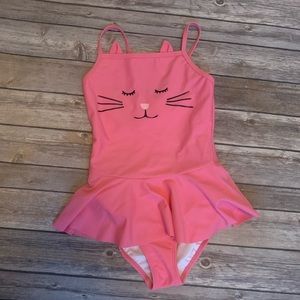 NWOT Hanna Andersson Kitty Swimsuit Size 8